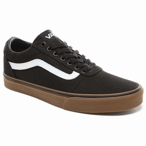 Vans Ward VN0A36EM7HI Sneaker Men's Black Gum Lace Up Skateboard Shoes Mens Athletic Shoes clearance sale