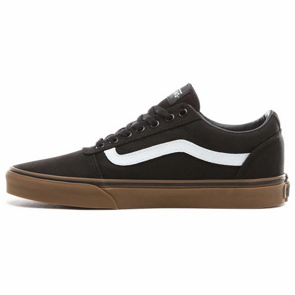 Vans Ward VN0A36EM7HI Sneaker Men's Black Gum Lace Up Skateboard Shoes