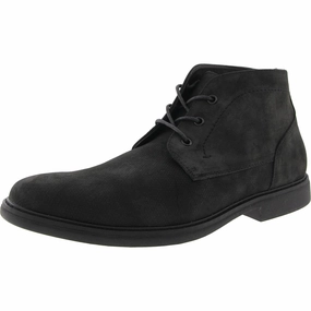 VEGA Mens Pebbled Manmade Chukka Boots Mens Chukka Boots outlet deals