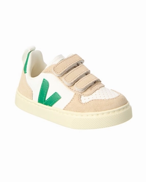 VEJA Small V-10 Chromefree Leather Sneaker Discount Boys Sports Shoes online