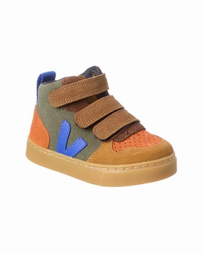 VEJA Small V-10 Mid Suede Sneaker Discount Boys Footwear online
