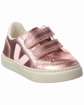 VEJA Small V-12 Chromefree Leather Sneaker Online sale for Girls Shoes
