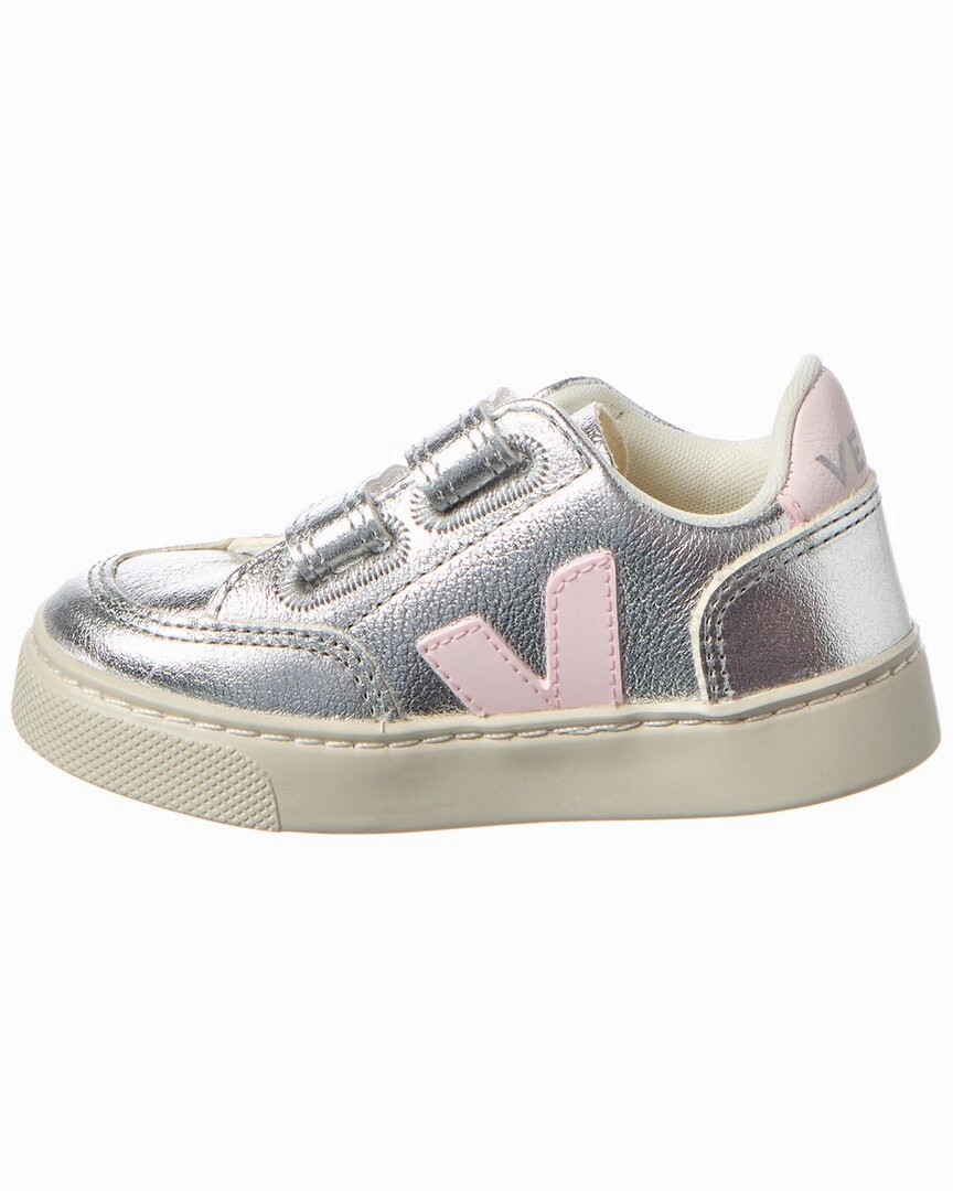 VEJA Small V-12 Chromefree Leather Sneaker