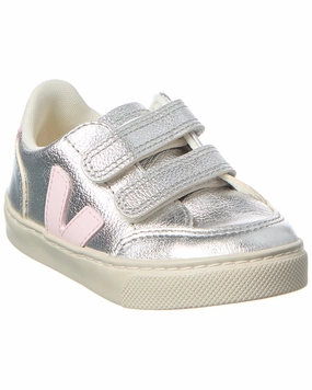 VEJA Small V-12 Chromefree Leather Sneaker Online sale for Girls Shoes