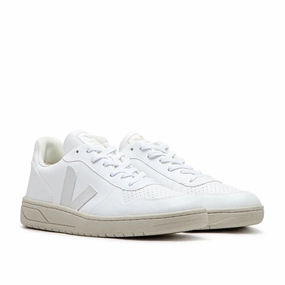 Veja V-10 VX0702892B Sneaker Men's EU 43 White Lace Up Comfort Trainer Shoes Mens Athletic Shoes clearance sale