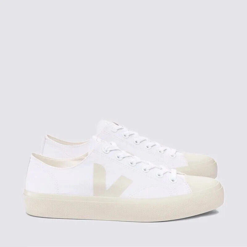 Veja Wata II Low PL0101401A Sneakers Women's White Pierre Canvas Comfort Shoes