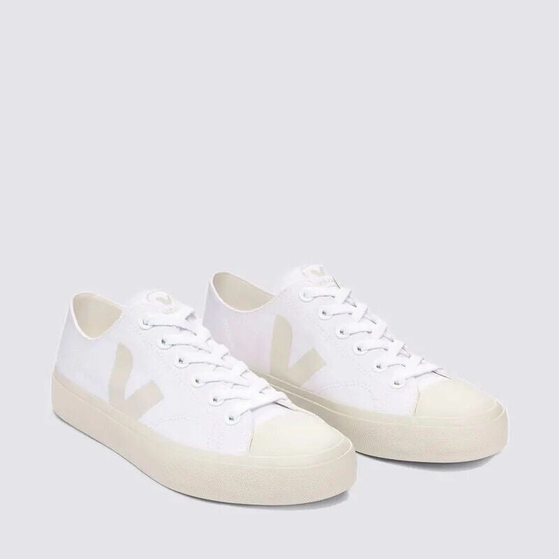 Veja Wata II Low PL0101401A Sneakers Women's White Pierre Canvas Comfort Shoes