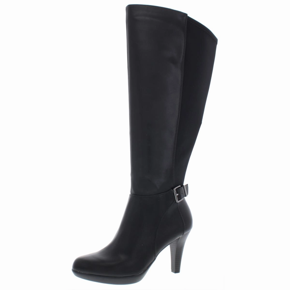 Vennuss Womens Wide Calf Over-The-Knee Boots