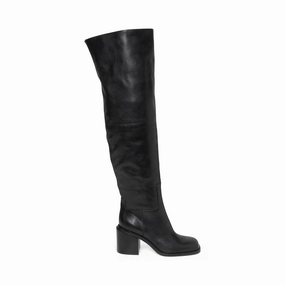 Venus Boot BLACK LEATHER Womens Boots & Booties promotion