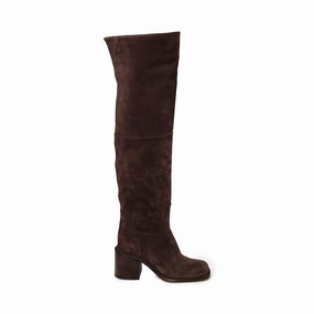 Venus Boot BROWN SUEDE Womens Boots & Booties promotion
