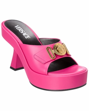 Versace Medusa Biggie Leather Sandal Cheap Womens Sandals clearance