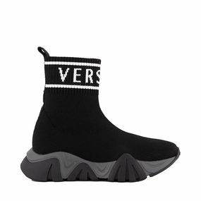 Versace Squalo High Top Sneakers Discount Girls Shoes with deals