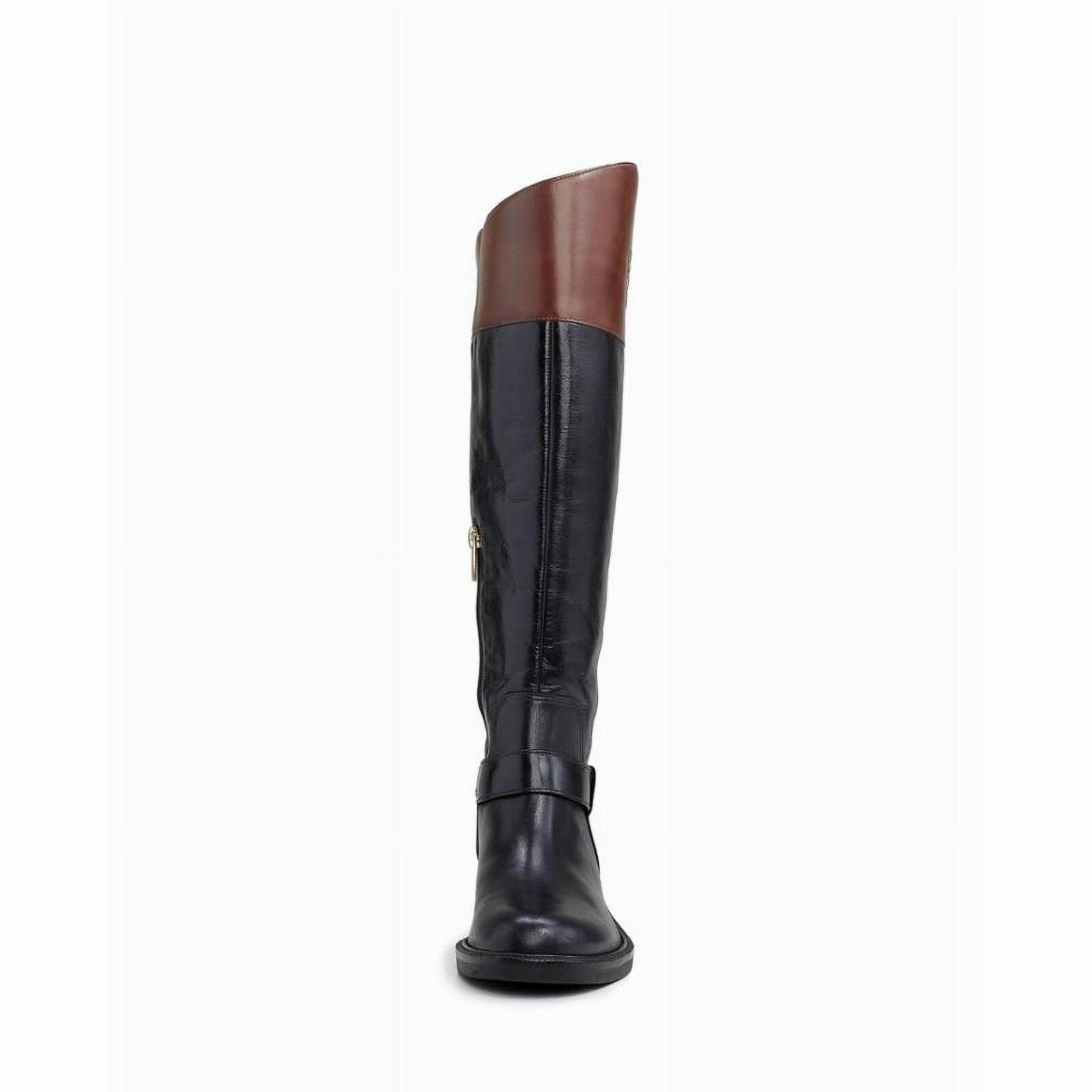 Vince Camuto Amanyir Boots Women's US 7 Black Leather Knee-High Riding ZPO3524