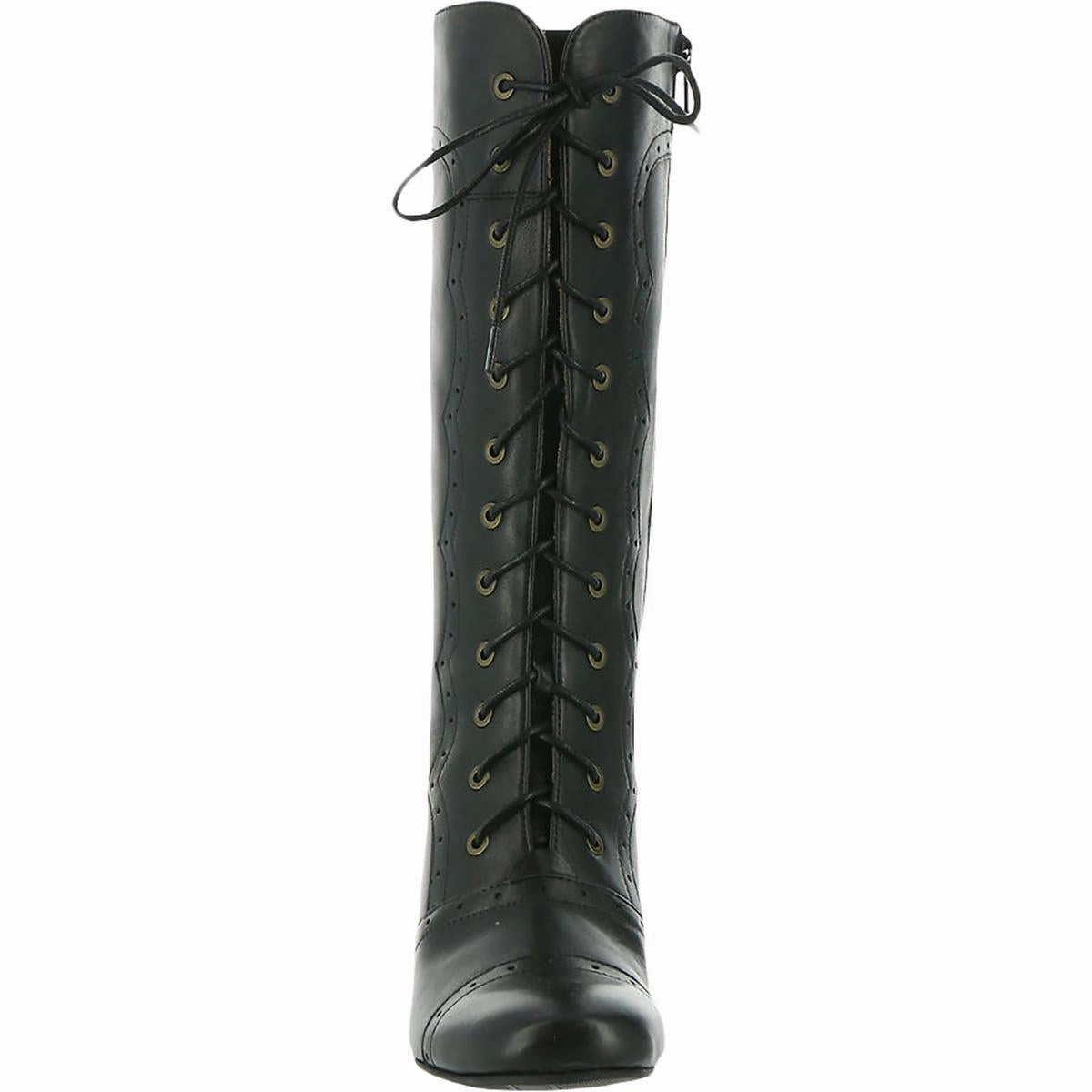 Vintage Womens Leather Tall Knee-High Boots