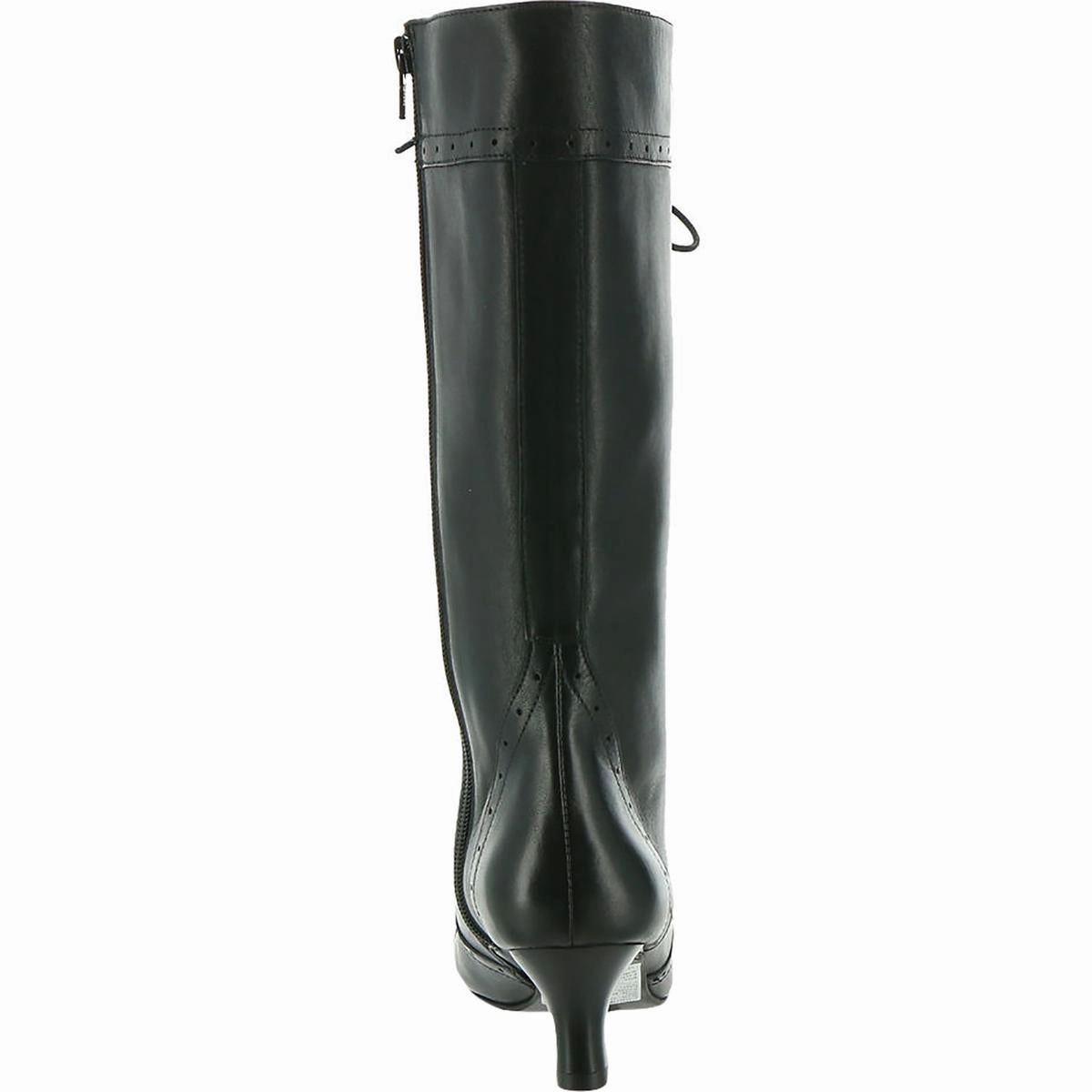 Vintage Womens Leather Tall Knee-High Boots