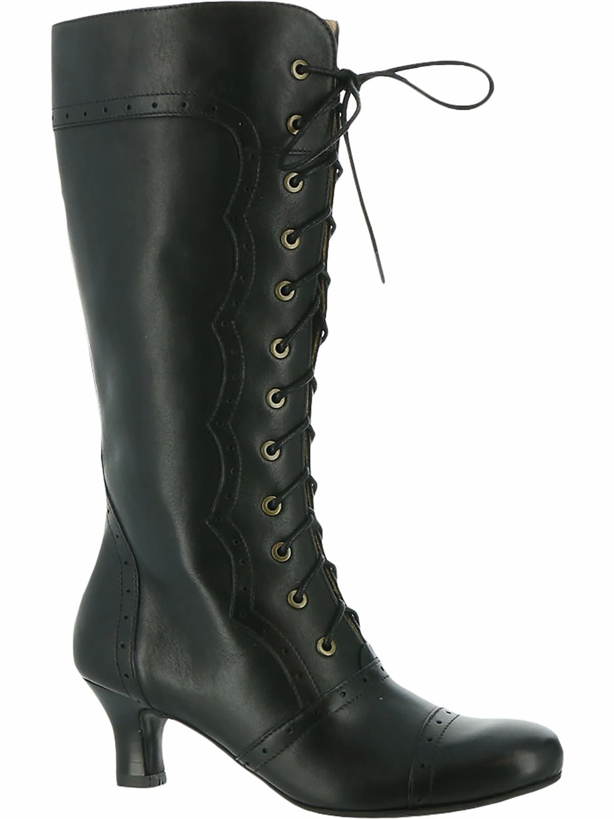Vintage Womens Leather Tall Knee-High Boots Buy Womens Boots online cheap