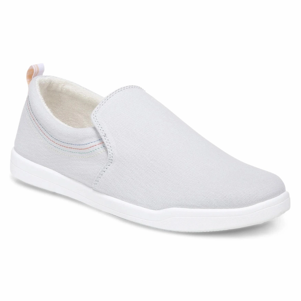 Vionic Marshall H9367F1020 Sneakers Women's 8 Gray Canvas Slip-On Shoes KHD2108 Womens Athletic Footwear online shop