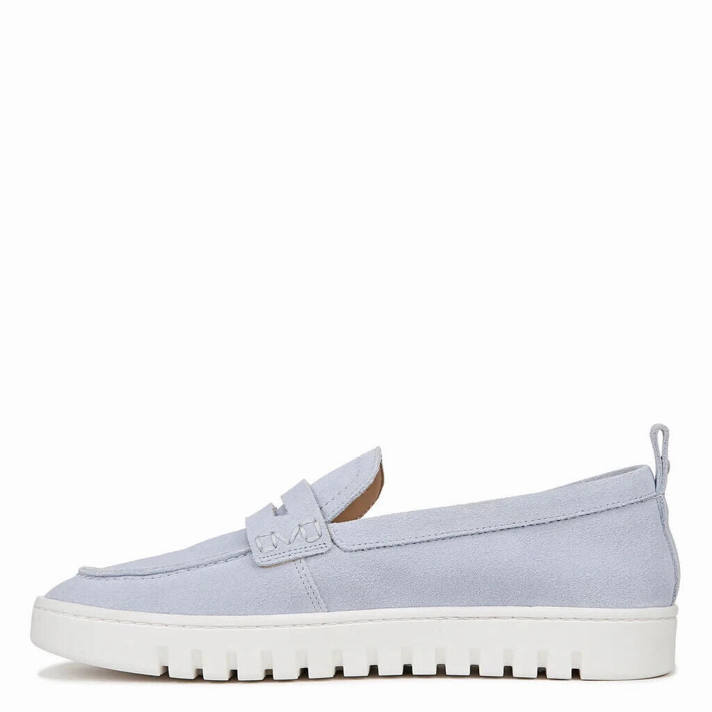 Vionic Uptown Slip-on I6609L1-402 Women's US 9 Blue Suede Comfort Loafers VDA323