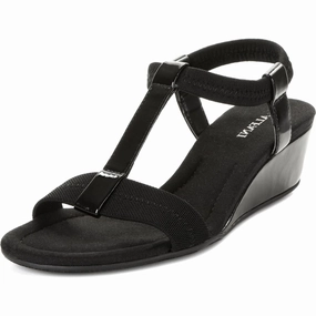 Voyage Womens Mixed Media Wedge Sandals Womens Beach Sandals special deal