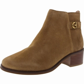 W32257 Womens Logo Manmade Ankle Boots Womens Boots clearance deals