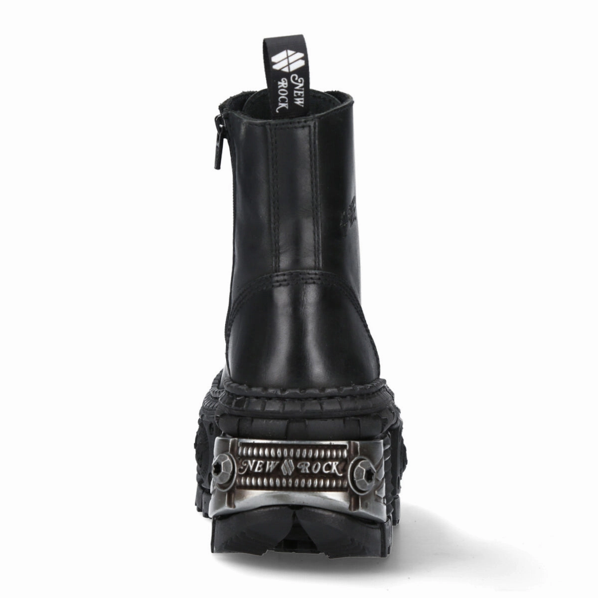 WALL083C-S4 Boots Leather Platform Gothic