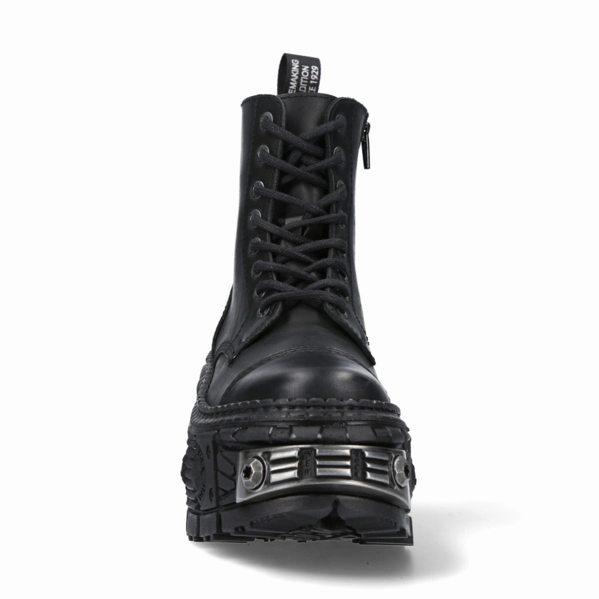 WALL083C-S4 Boots Leather Platform Gothic