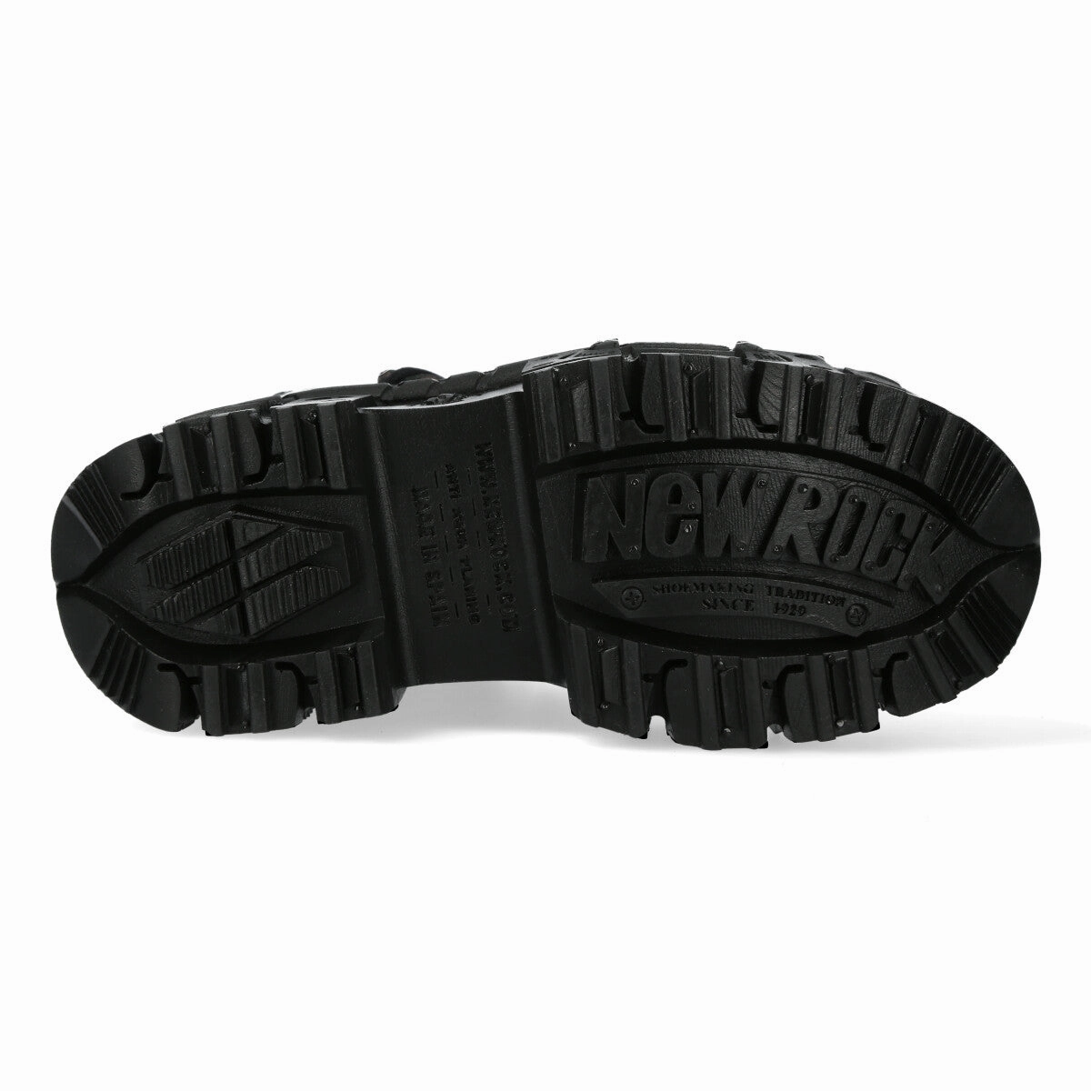 WALL106-S12 Boots Punk Rock Leather Platform