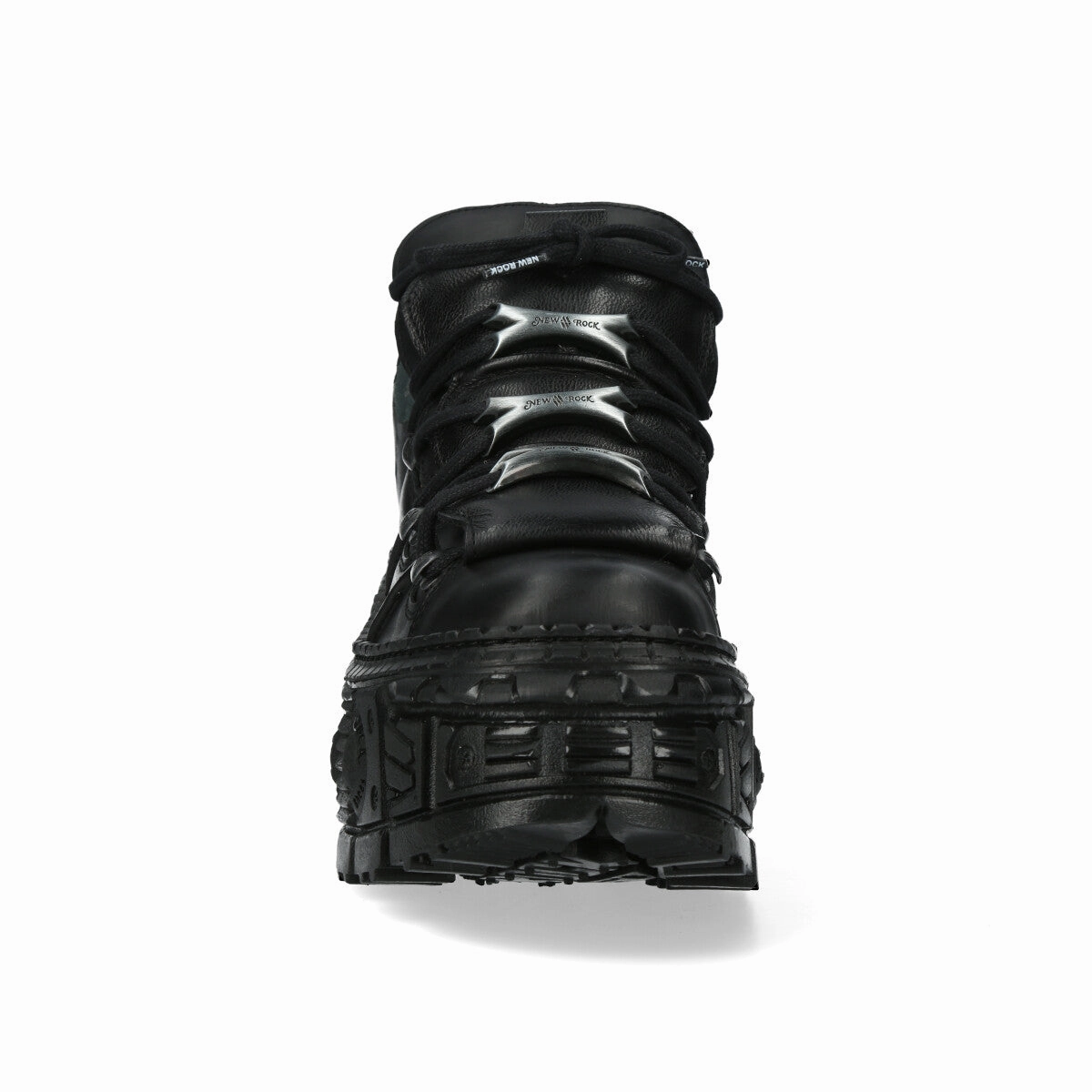 WALL106-S12 Boots Punk Rock Leather Platform