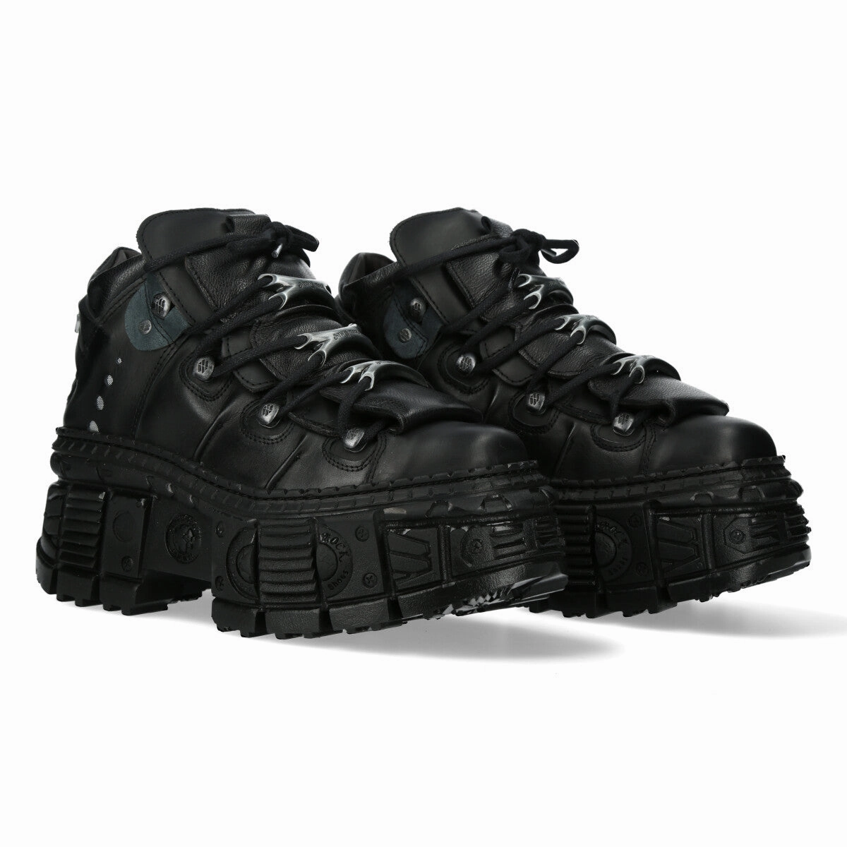 WALL106-S12 Boots Punk Rock Leather Platform Sale on Mens Chukka Footwear