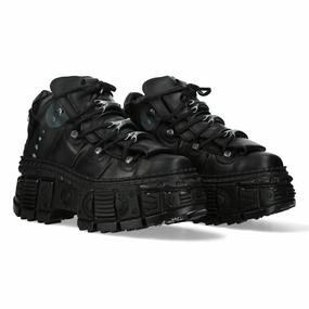 WALL106-S12 Boots Punk Rock Leather Platform Sale on Mens Chukka Footwear