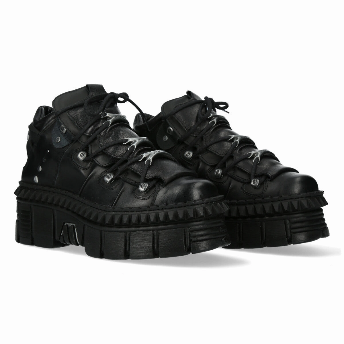 WALL106-S13 Boots Metallic Leather Platform Sale on Mens Chukka Footwear