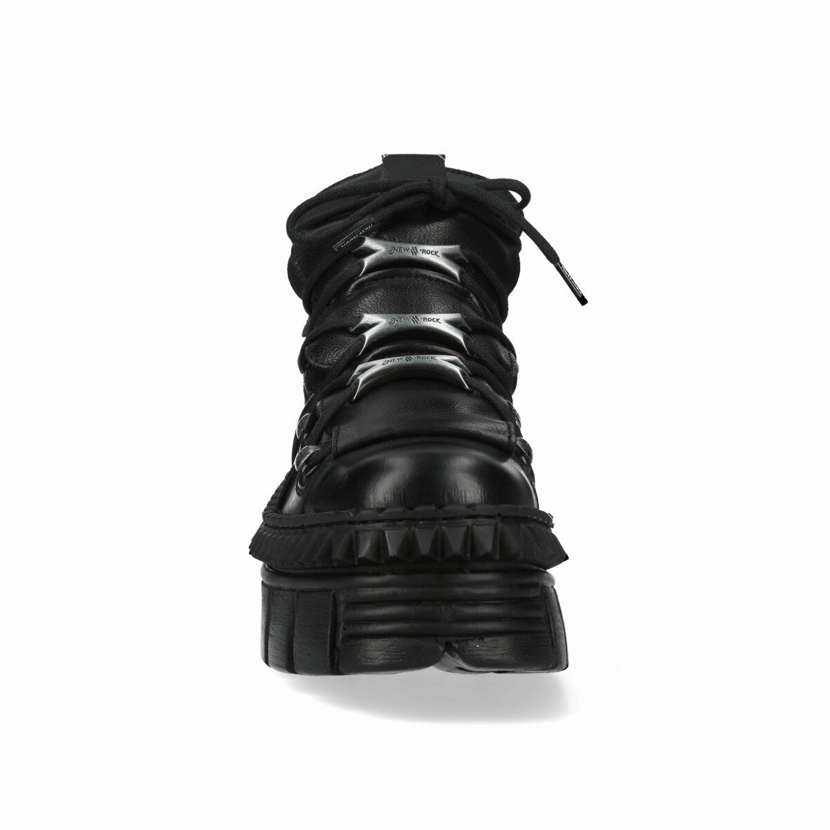 WALL106-S13 Boots Metallic Leather Platform