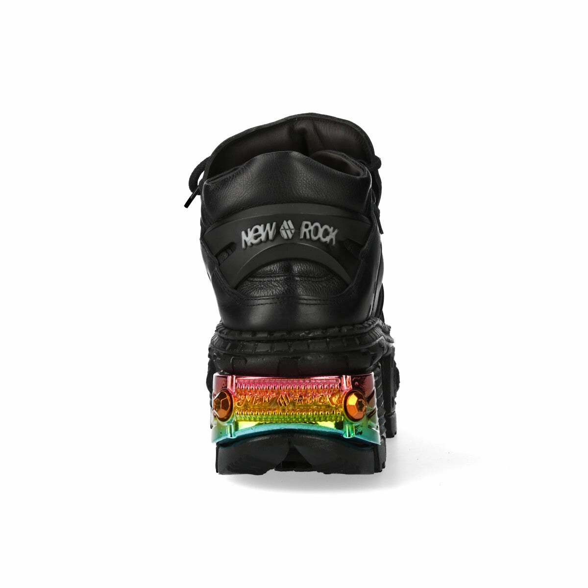 WALL106-S23 Boots Leather Platform Gothic