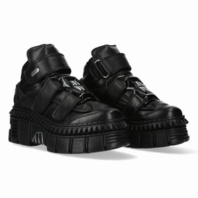 WALL285-S3 Boots Punk Leather Platform Gothic Sale on Mens Chukka Footwear