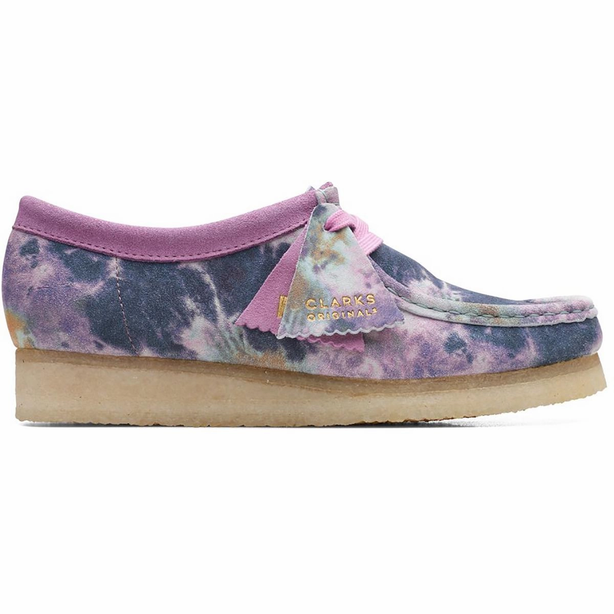 Wallabee Womens Lace-Up Moc Toe Chukka