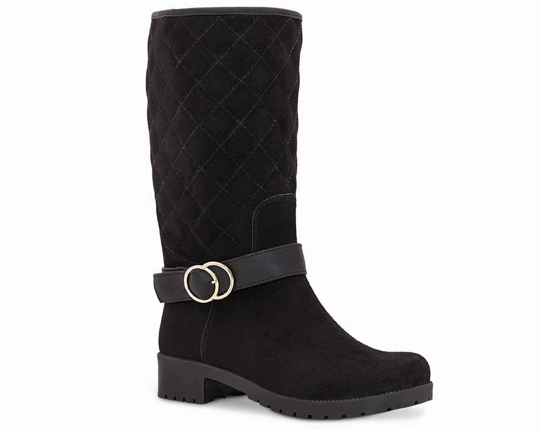 Waterproof Quilted Boots In Black Womens Winter & Rain Boots online