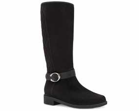 Waterproof Tall Riding Boots In Black Womens Winter & Rain Boots online