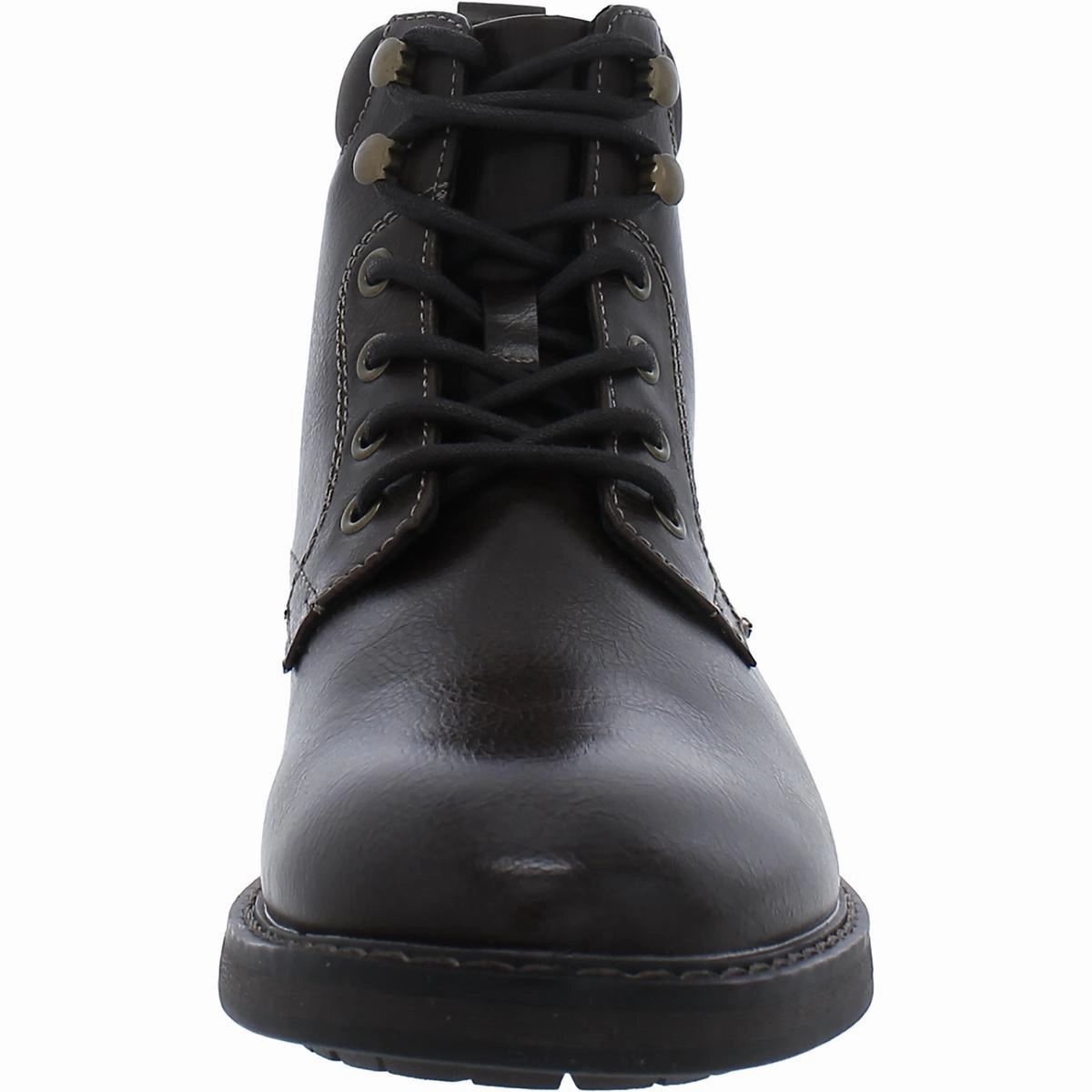 Westin Mens Faux Leather Lace-Up Ankle Boots