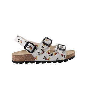 White Mickey Mouse Buckle Sandals Girls Sandals summer sale