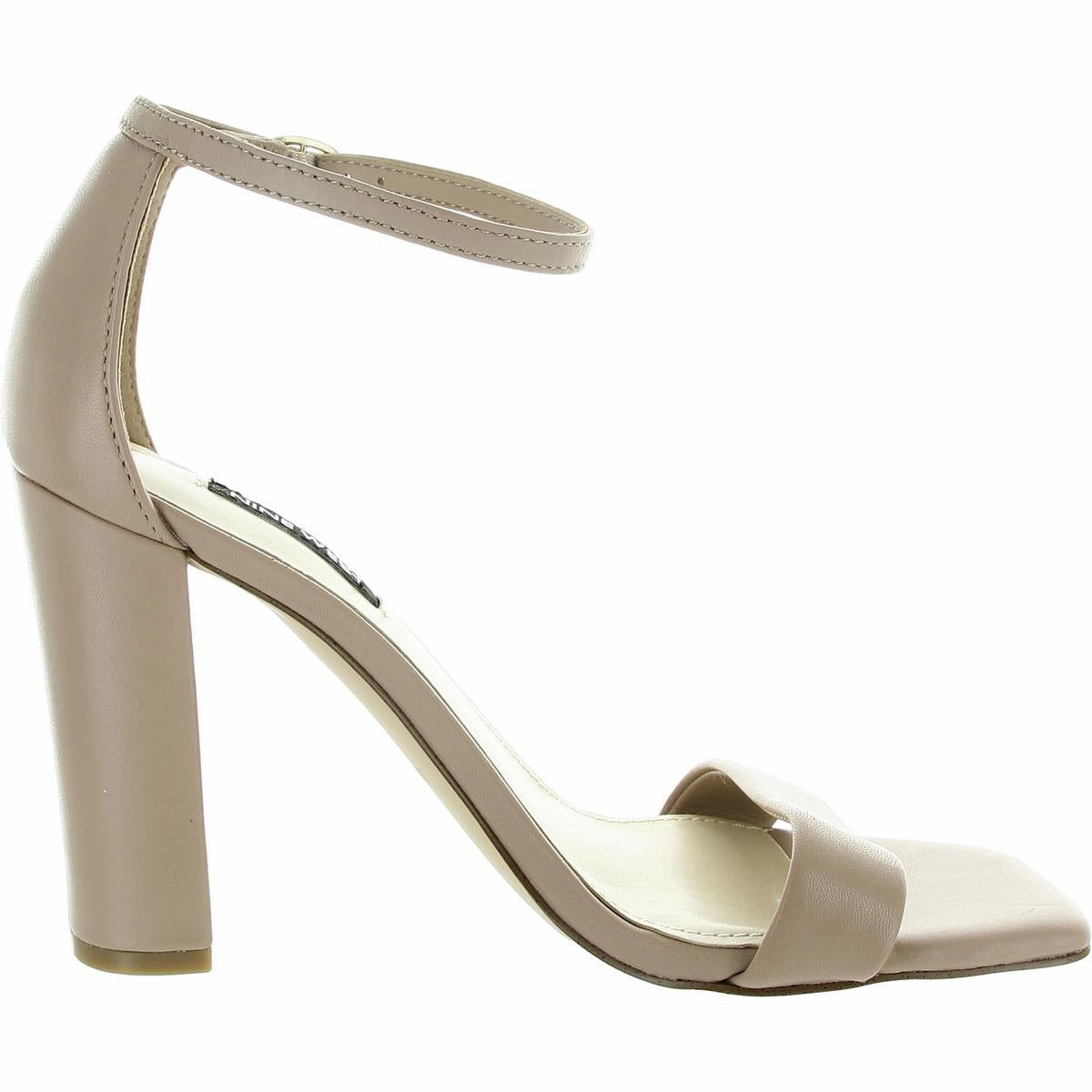 WN Marrie Womens Leather Buckle Ankle Strap