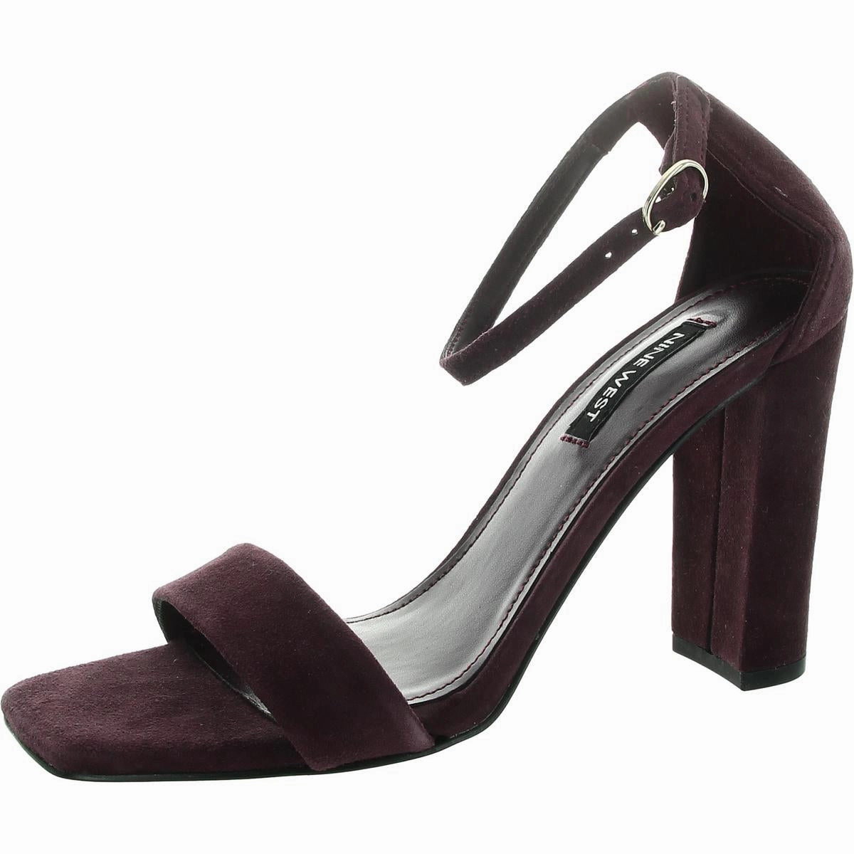 WN Marrie Womens Leather Buckle Ankle Strap