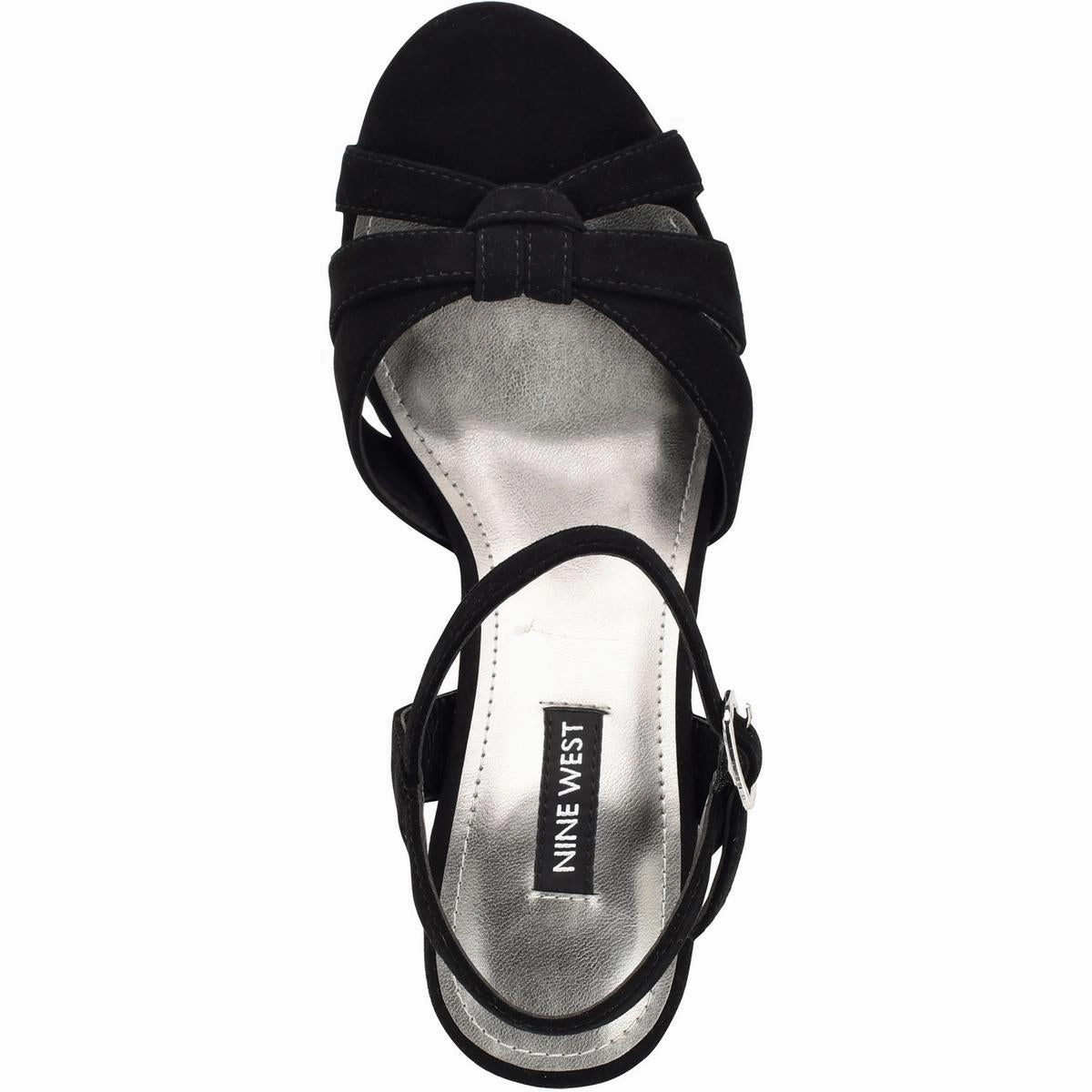 WN Rast Womens Suede Ankle Strap Platform Sandals
