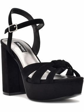 WN Rast Womens Suede Ankle Strap Platform Sandals Stylish Womens Sandals for less
