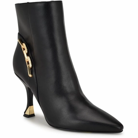 WNCHAINE3 Womens Chain Manmade Ankle Boots Discount Boots for Women