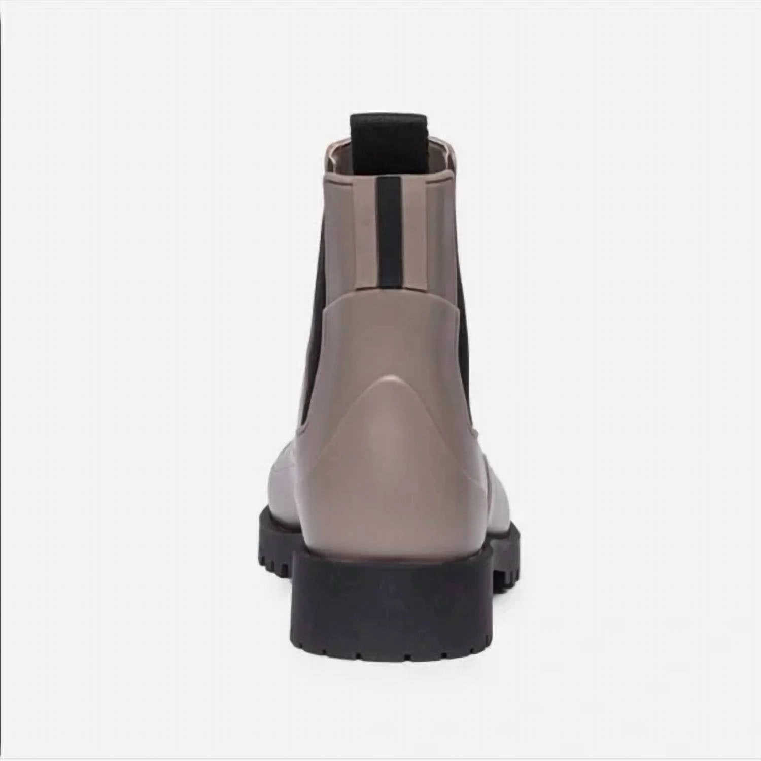 Women Addison Rain Boots In Black/taupe