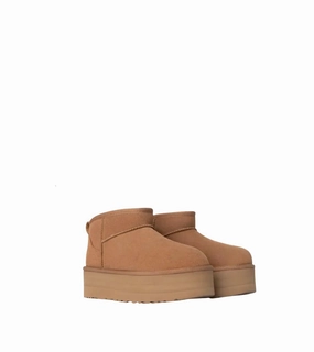 Women Classic Ultra Mini Platform Boot In Chestnut Womens Winter & Rain Boots online
