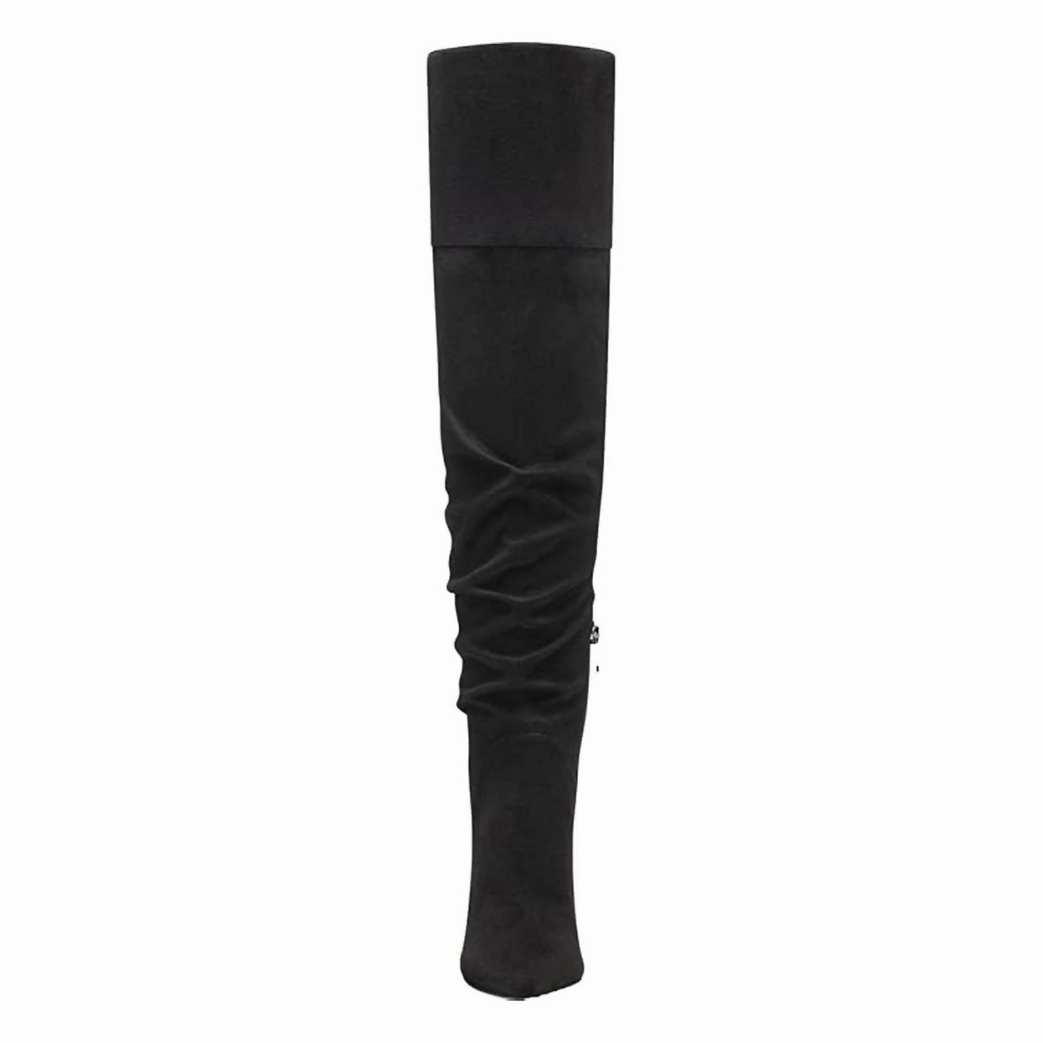 Women Loury Over The Knee Boot In Black