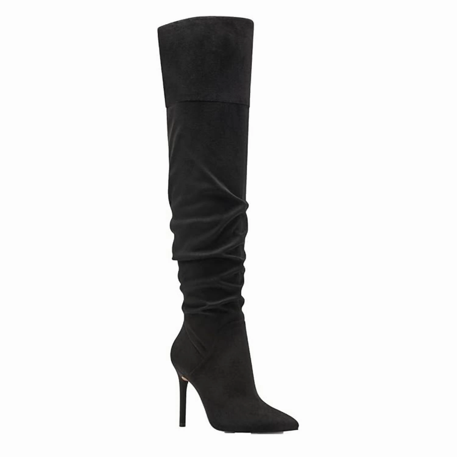 Women Loury Over The Knee Boot In Black
