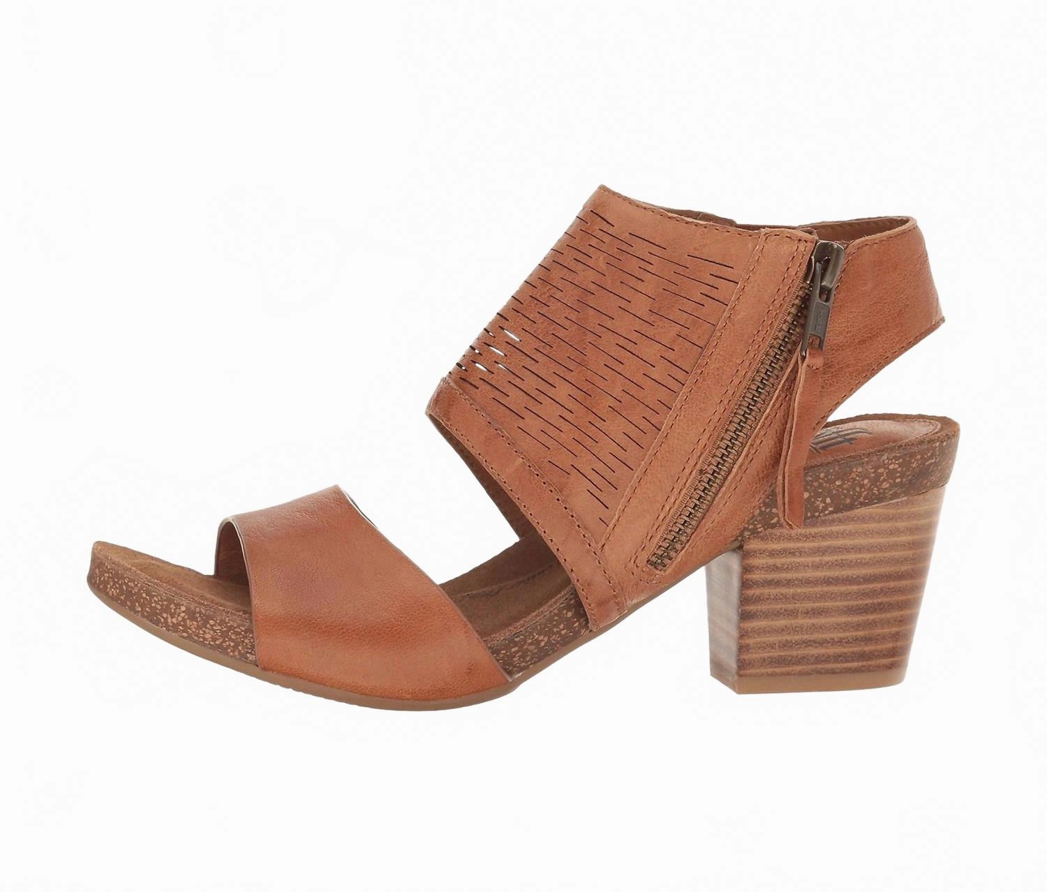 Women Milan Block Heeled Sandal In Tan