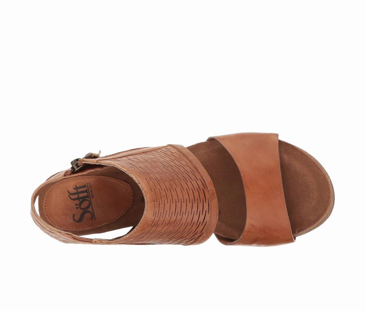 Women Milan Block Heeled Sandal In Tan